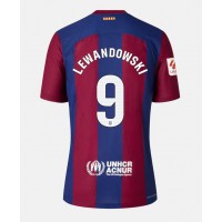 Barcelona Robert Lewandowski #9 Kotipaita Naiset 2023-24 Lyhythihainen
